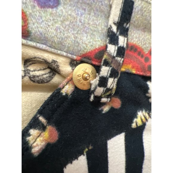 Vintage Moschino Floral Patchwork Pant Trousers Logo Design Pants - Picture 8 of 16